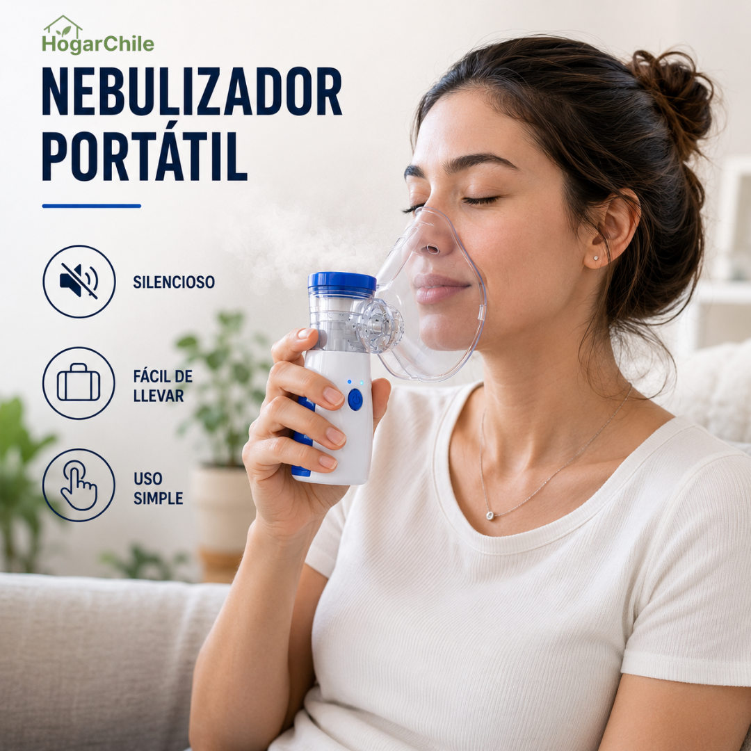 Nebulizador Portátil Premium | Silencioso y Compacto