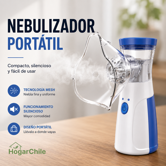 Nebulizador Portátil Premium | Silencioso y Compacto